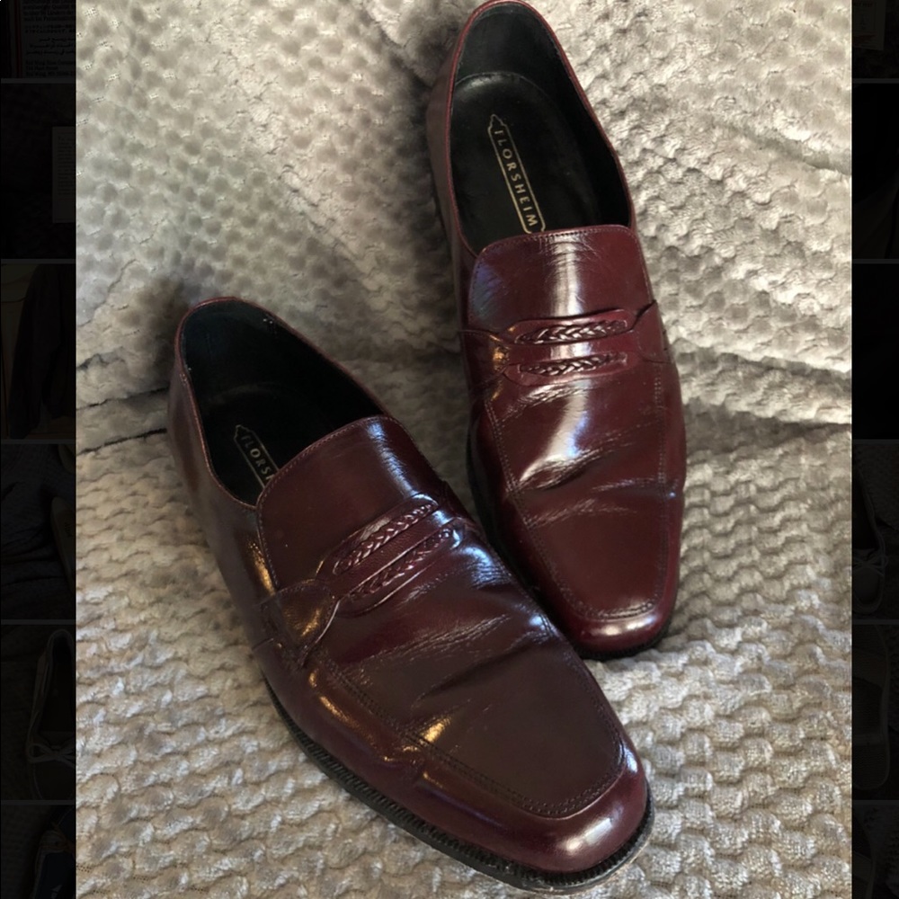 Florsheim Leather Slip-On Loafer Dress Shoes
